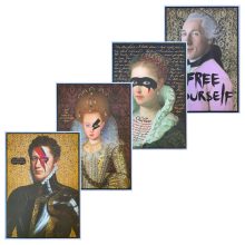 Set of 4 Limited Ed. Prints - The Queens & The Princes -